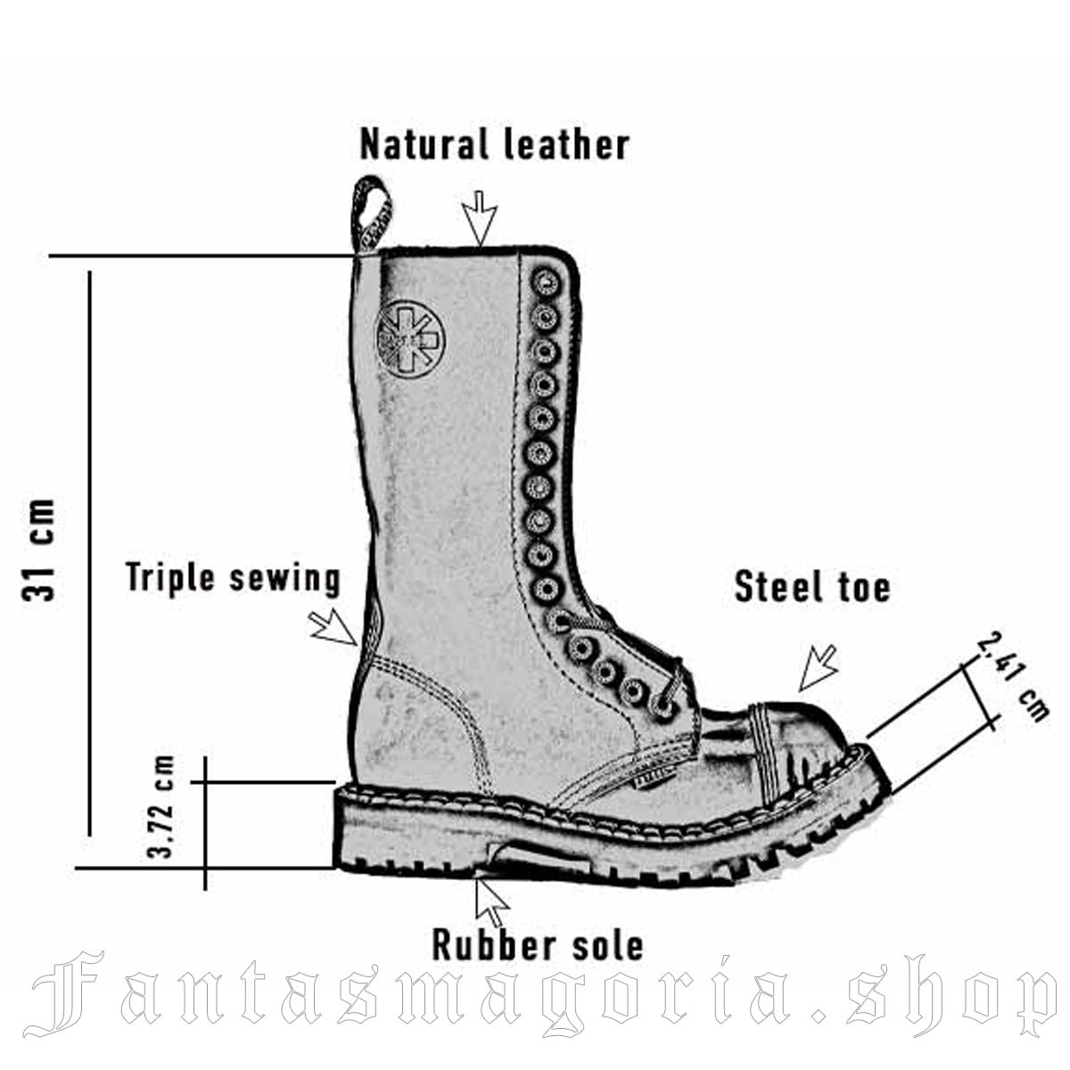 Black box calf Jumper Boot