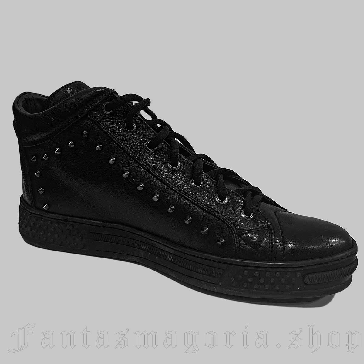 Spiked Black Sneakers RUNS ONE SIZE LARGER - New Rock - {PRODUCT_REFERENCE}-1
