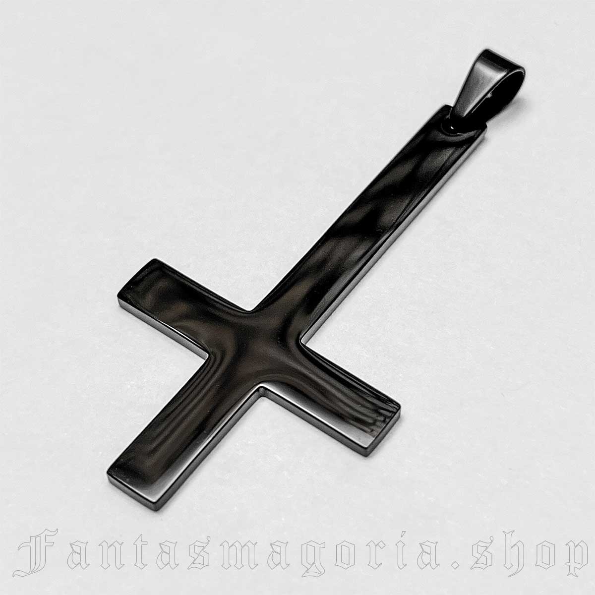 3mm Inverted Cross Pendant Necklace Cuban Chain – Trendsmax