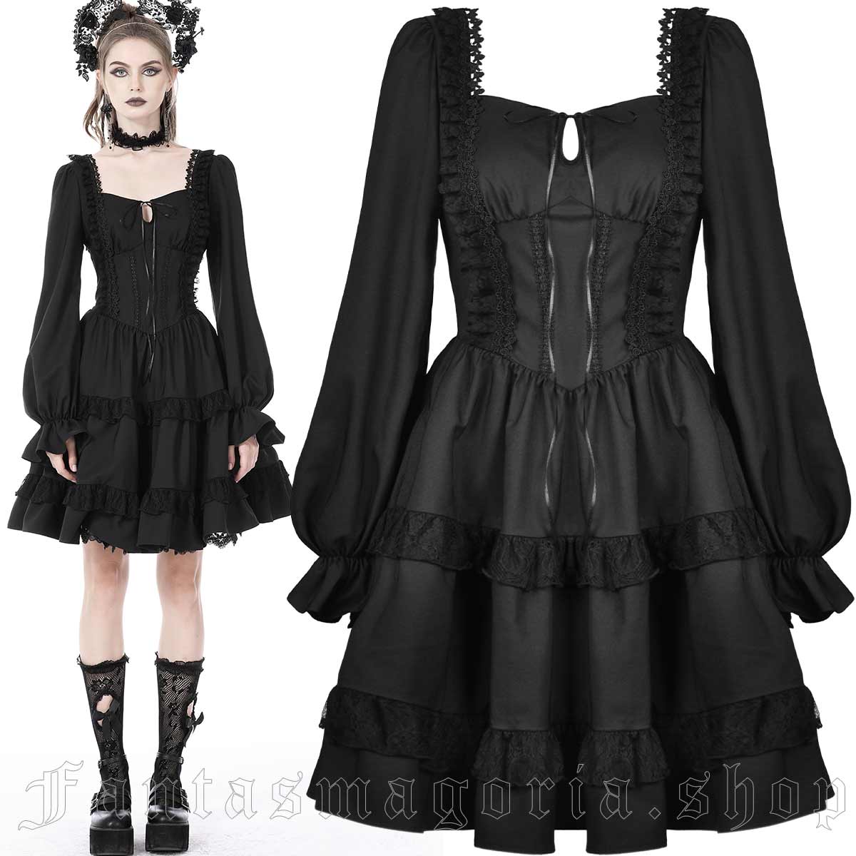 Marionette Dress - Dark in Love | Fantasmagoria.shop