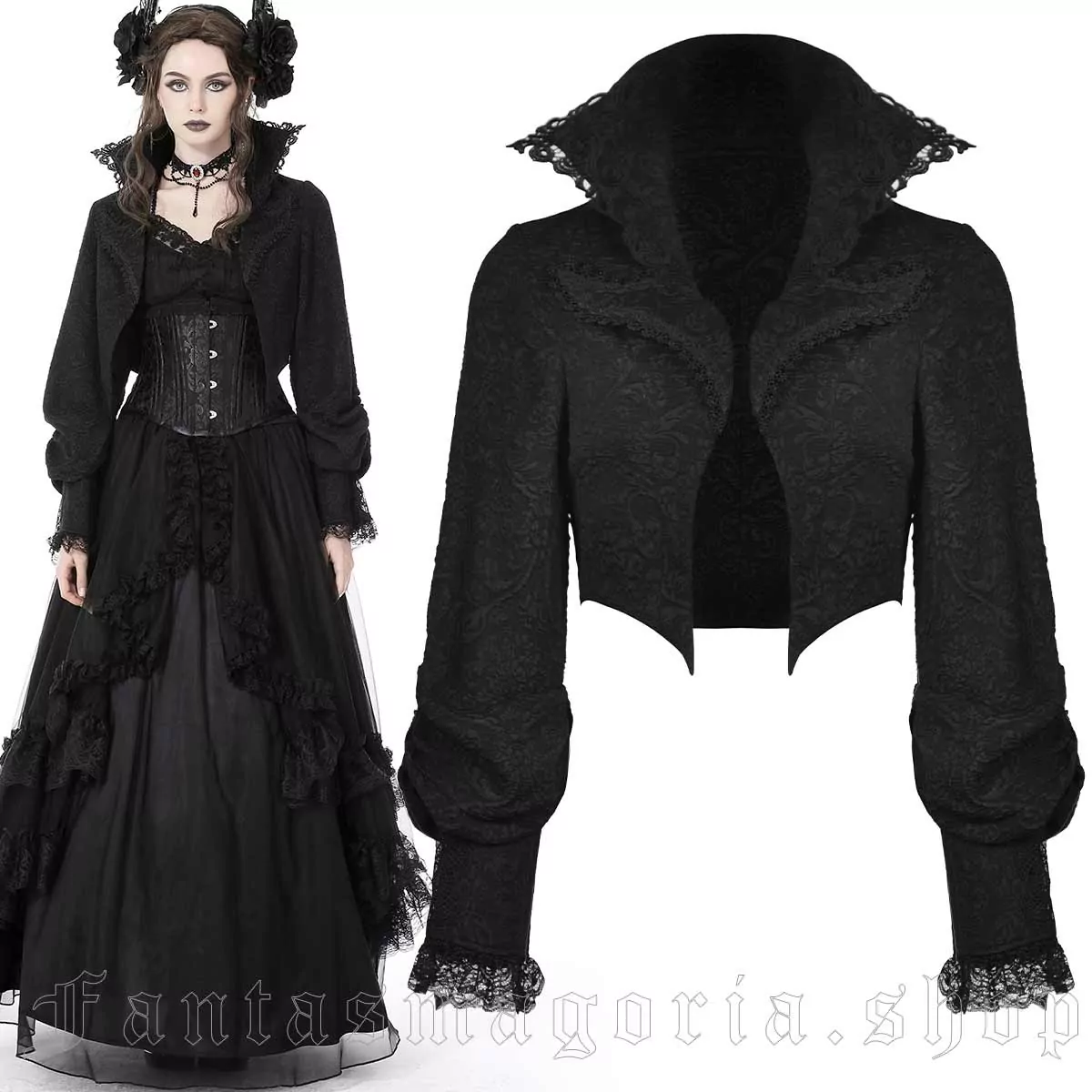 Gothic Court Jacket - Dark in Love | Fantasmagoria.shop
