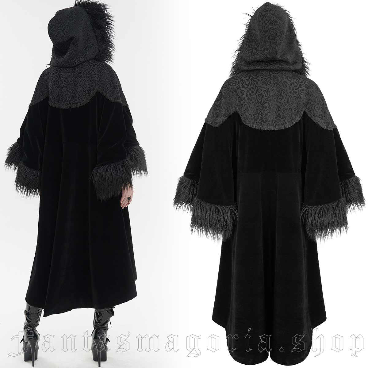 Raven Queen Cape - Devil Fashion | Fantasmagoria.shop
