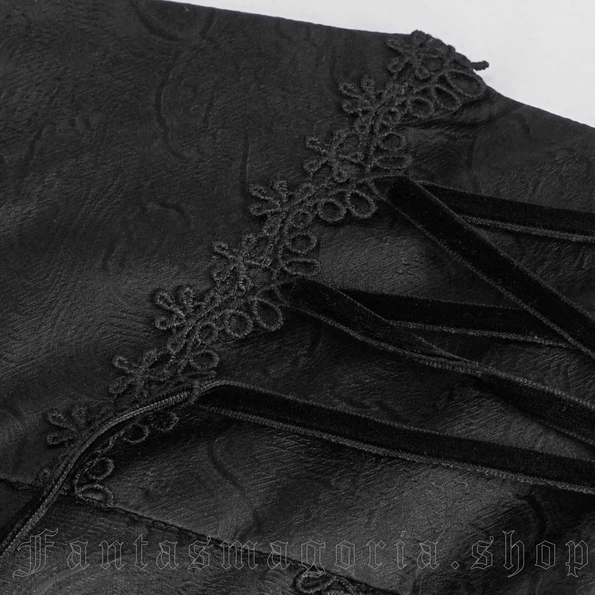 Black Kiser Trousers - Devil Fashion | Fantasmagoria.shop