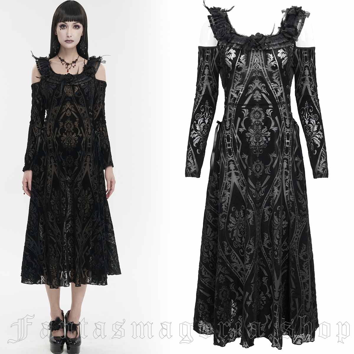 Grimoire Dress - Devil Fashion | Fantasmagoria.shop