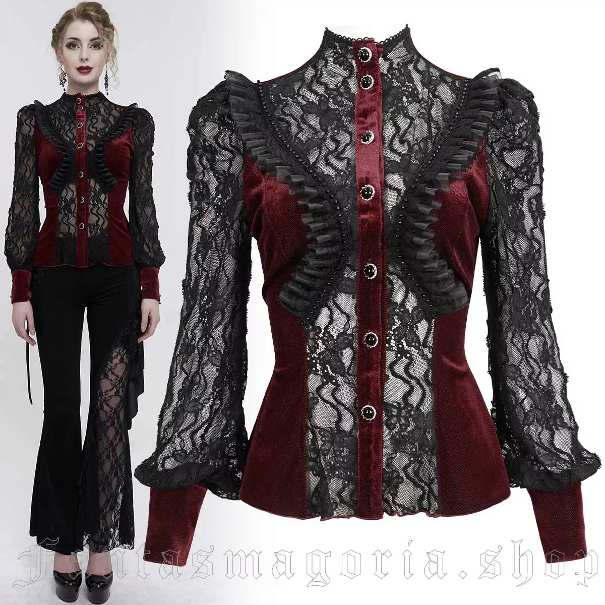 Nymph Blood Shirt - Eva Lady | Fantasmagoria.shop