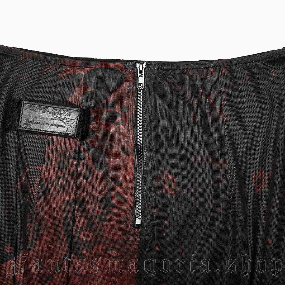 Blood Lava Skirt - Punk Rave | Fantasmagoria.shop