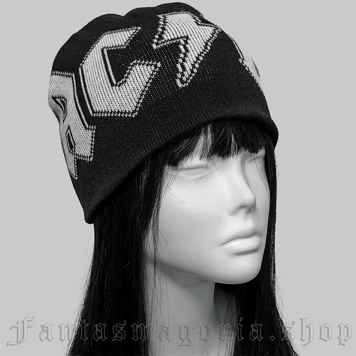 ACDC officially licensed black and white beanie. - Alternative - 3541ACDC