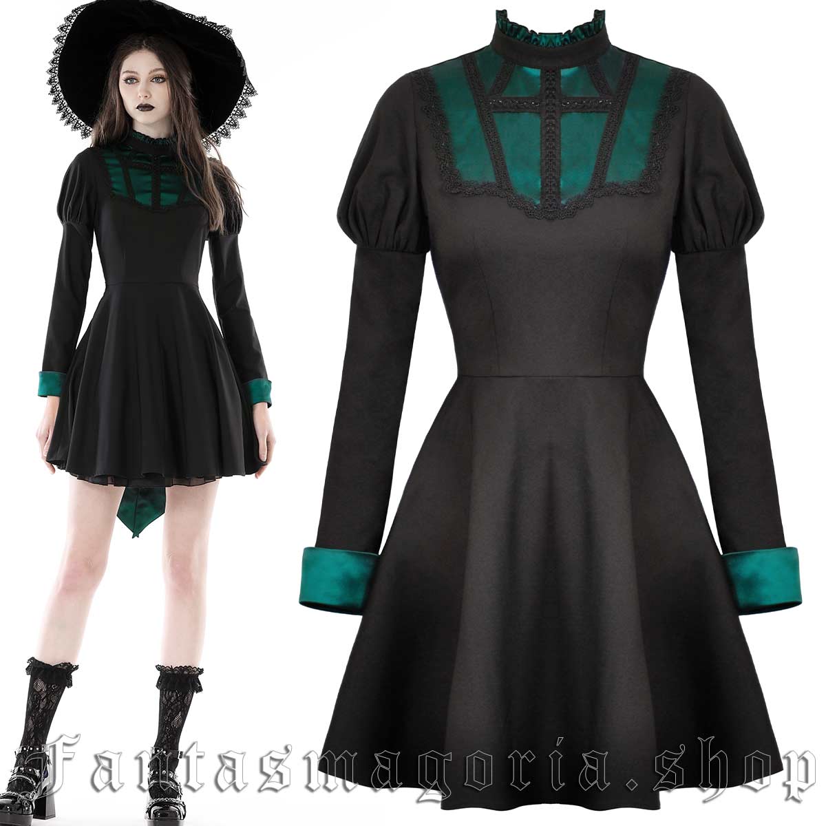 Bodysuit Cordelia, Lace Body, Gothic Bodysuit, Gothic Clothing