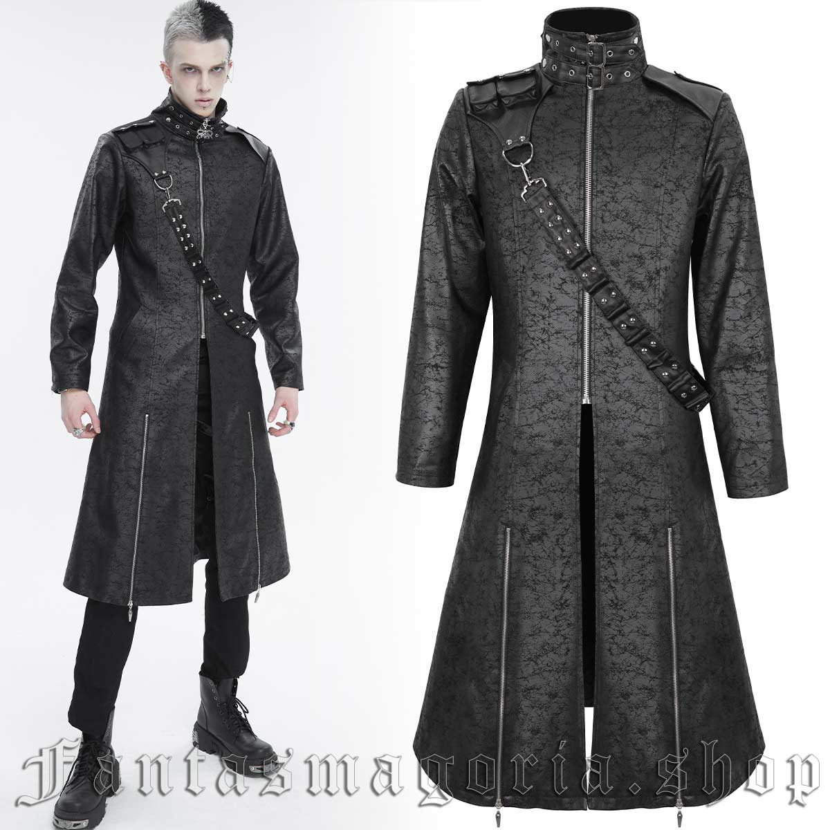 Sentinel Coat - Devil Fashion | Fantasmagoria.shop