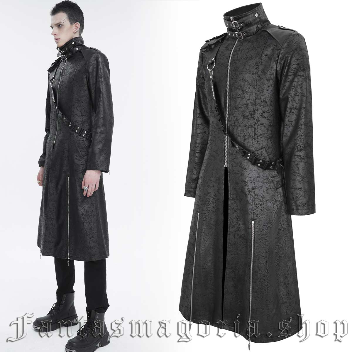 Sentinel Coat - Devil Fashion | Fantasmagoria.shop