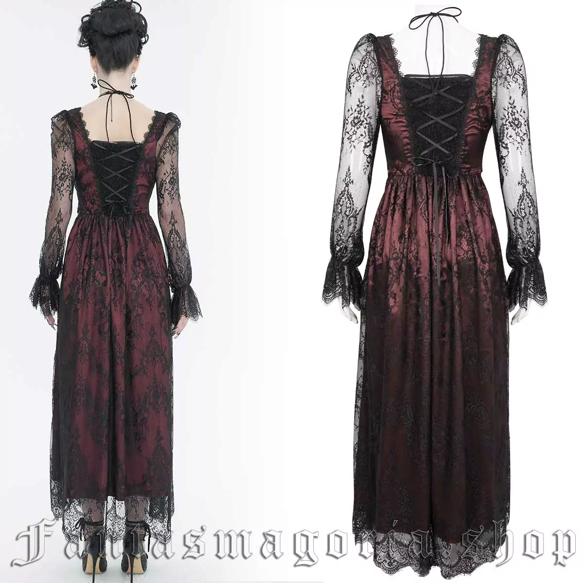 Unique Gothic Wedding Dress, Steampunk Costume, Goth or Steampunk Wedding,  Rockabilly Dress, Victorian Gown, Black and Red Wedding Dress -  Canada