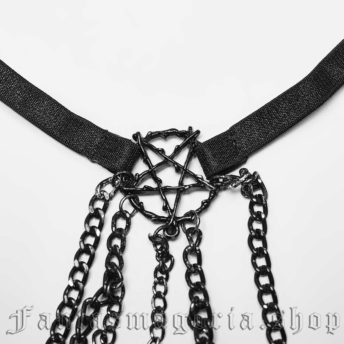 Tribal Goth Chain Harness Set - Punk Rave | Fantasmagoria.shop