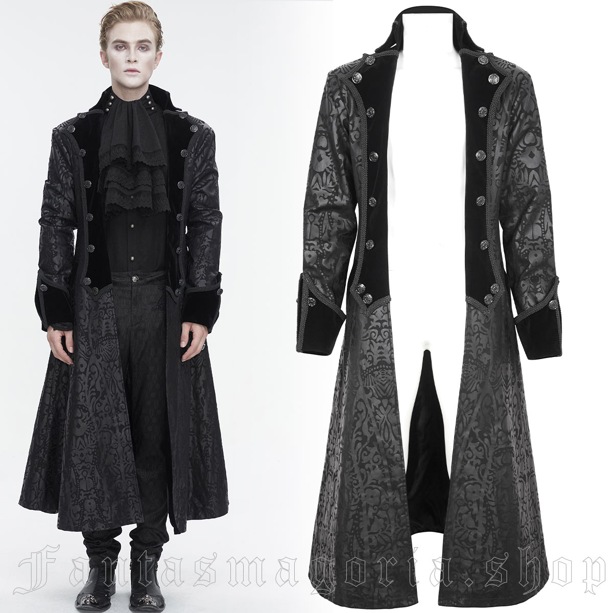 Lasombra Coat - Devil Fashion | Fantasmagoria.shop