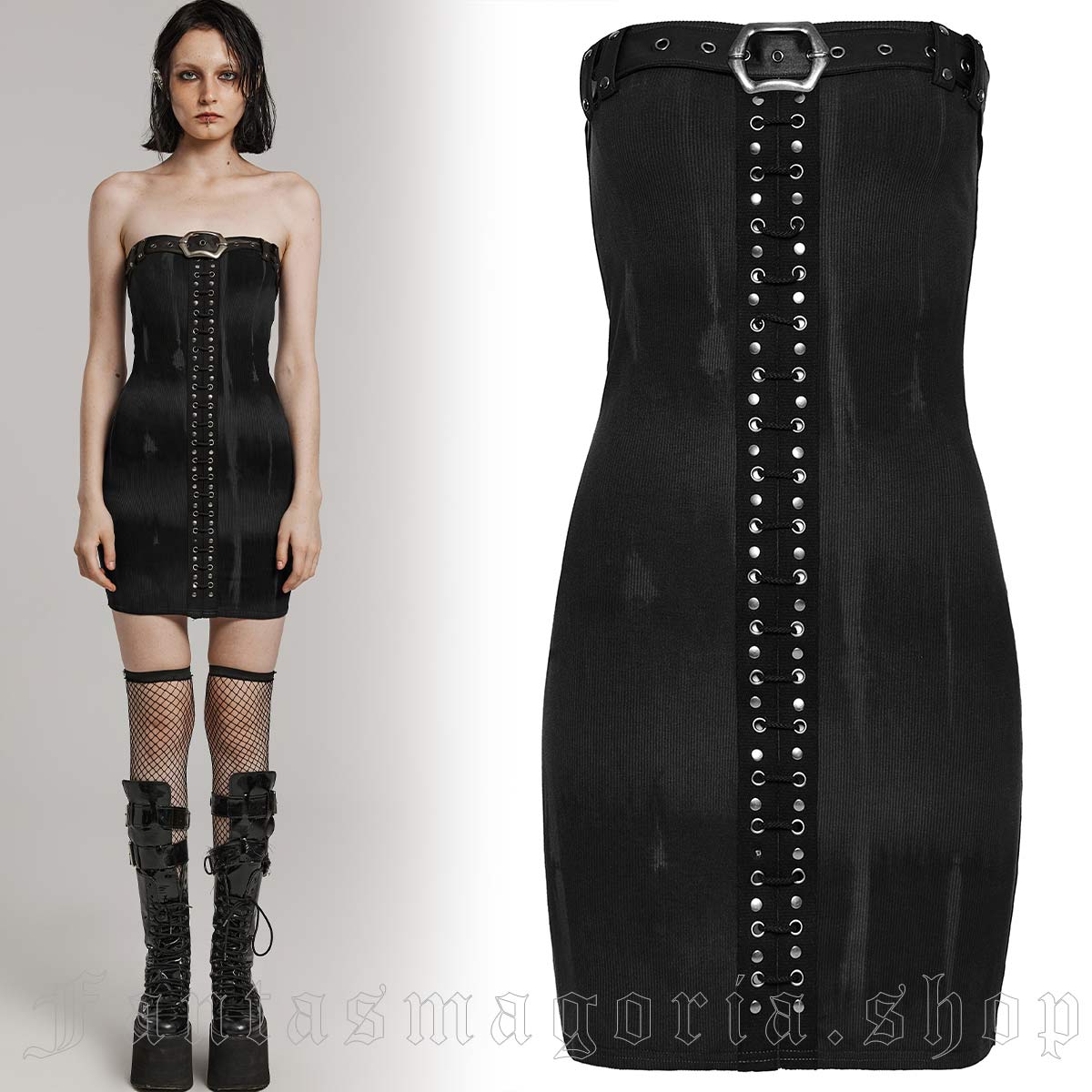 Gaia Black Dress