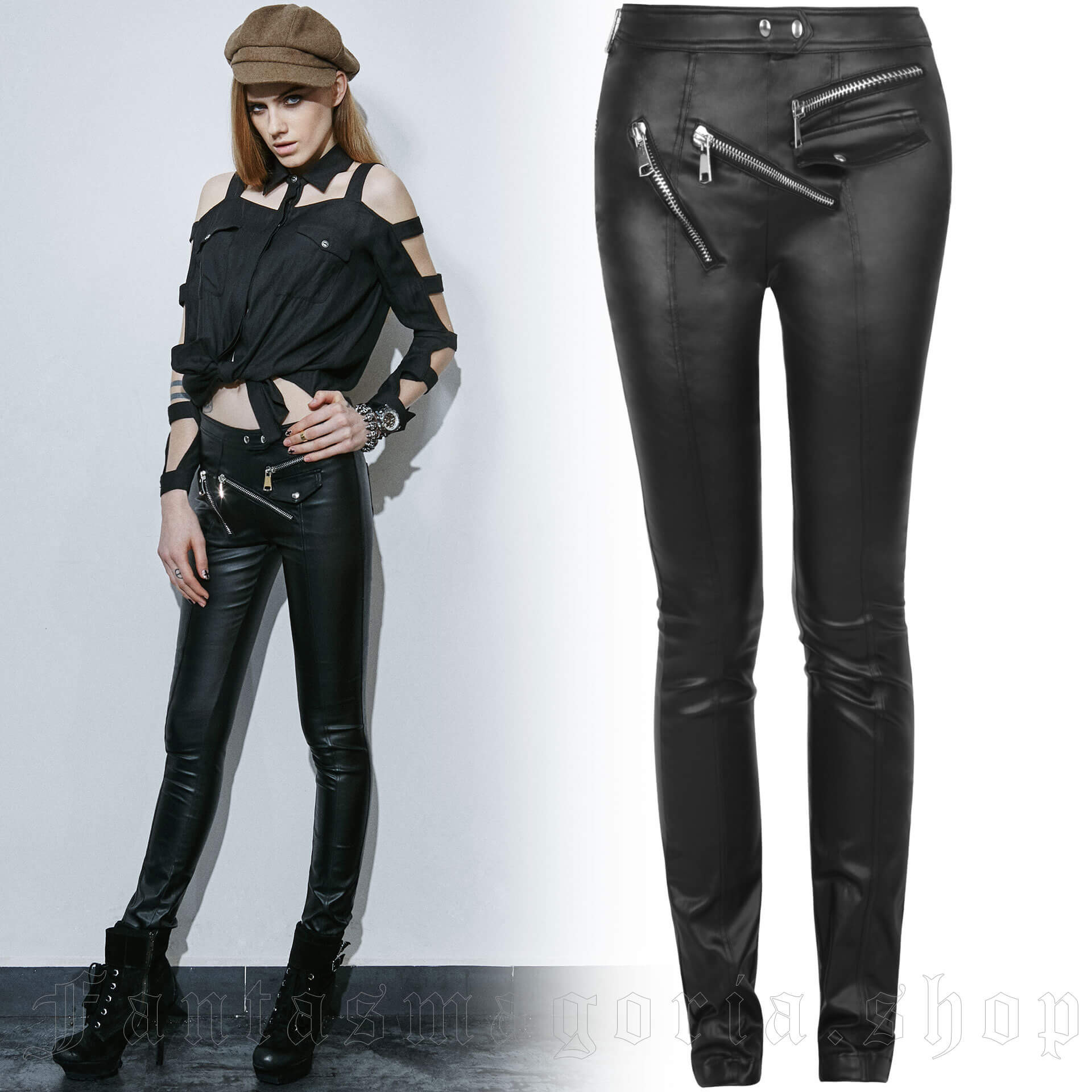 Riot Girl Trousers - Punk Rave - K-220 1