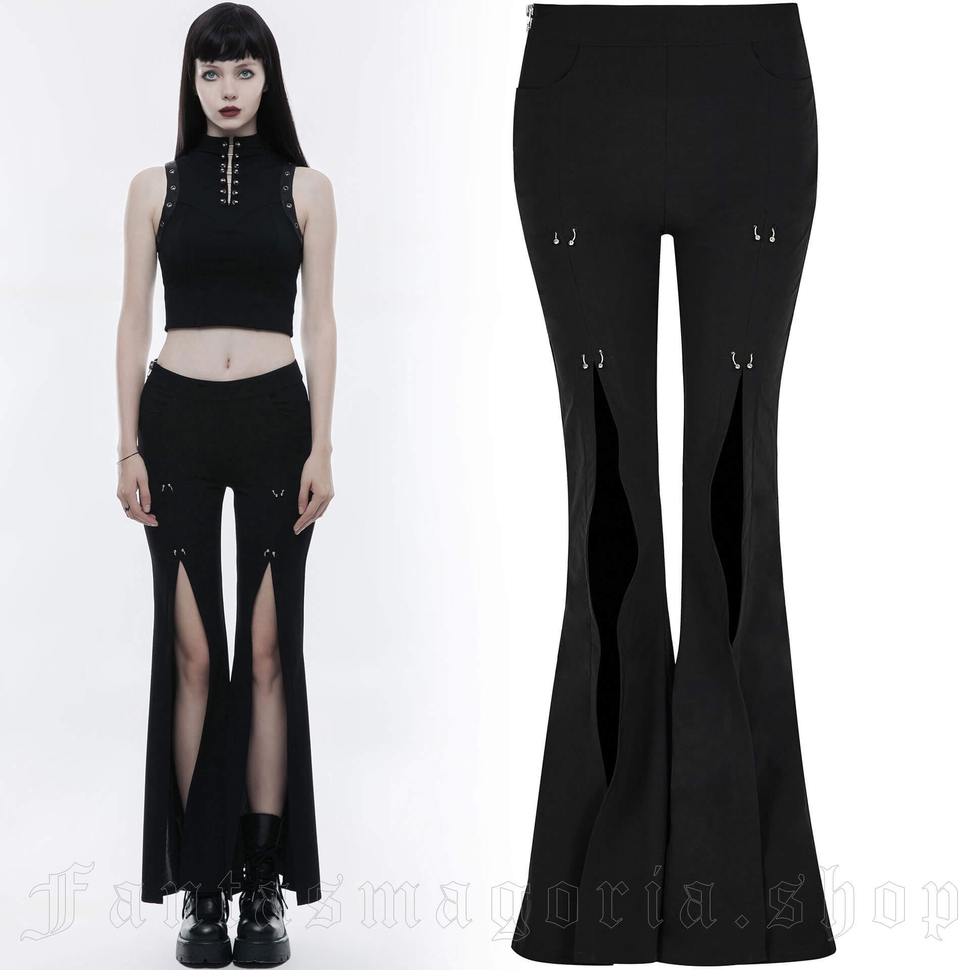 Gothic Disco Trousers - Punk Rave - OPK-136 1