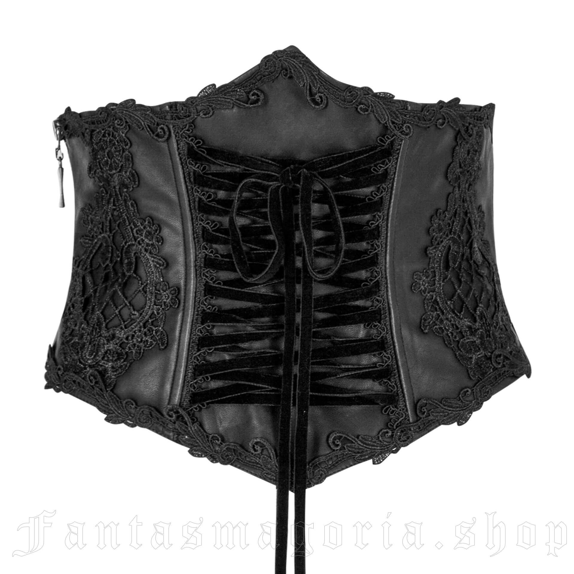 Midnight Affair Embroidery Push-Up Corset Top