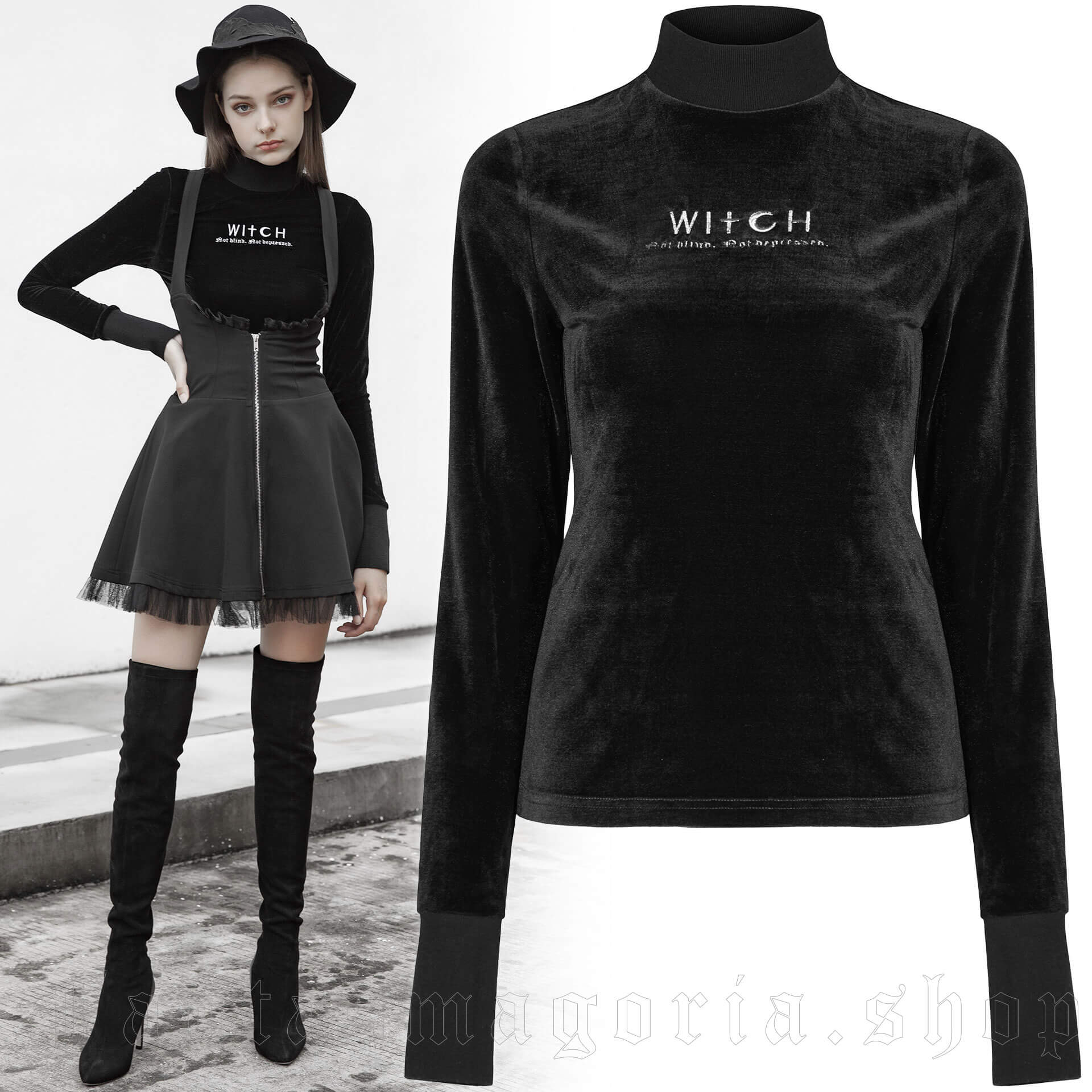 Little Witch Top - Punk Rave - OPT-313/BK 1