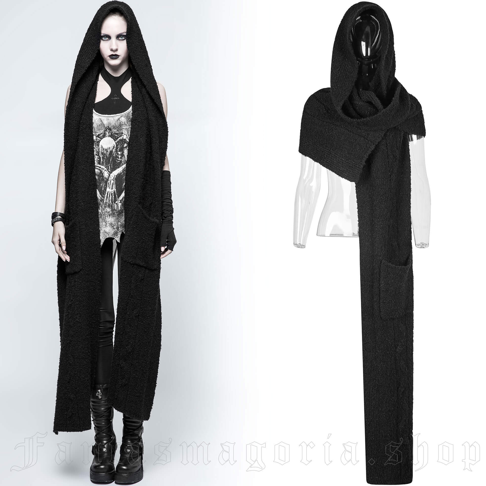Mantra Hooded Scarf - Punk Rave - OPM-047 1
