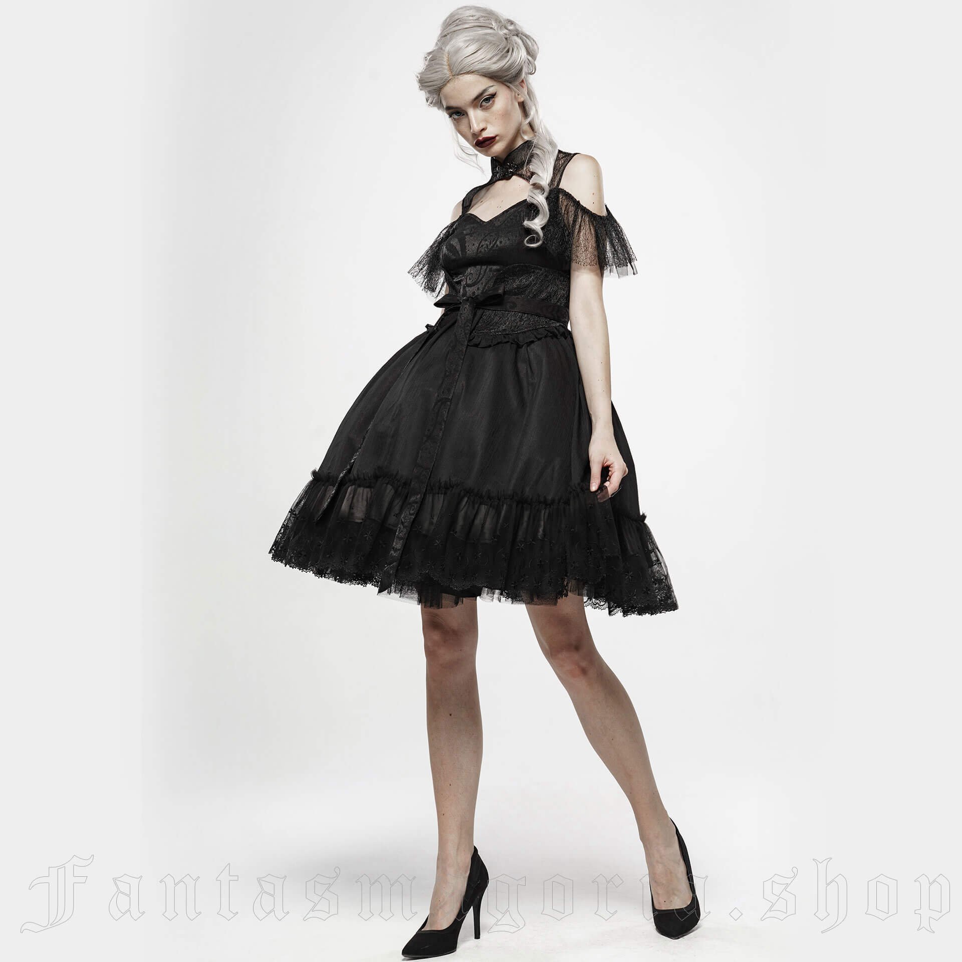 Gothic Doll Dress WLQ-094 by PUNK RAVE brand