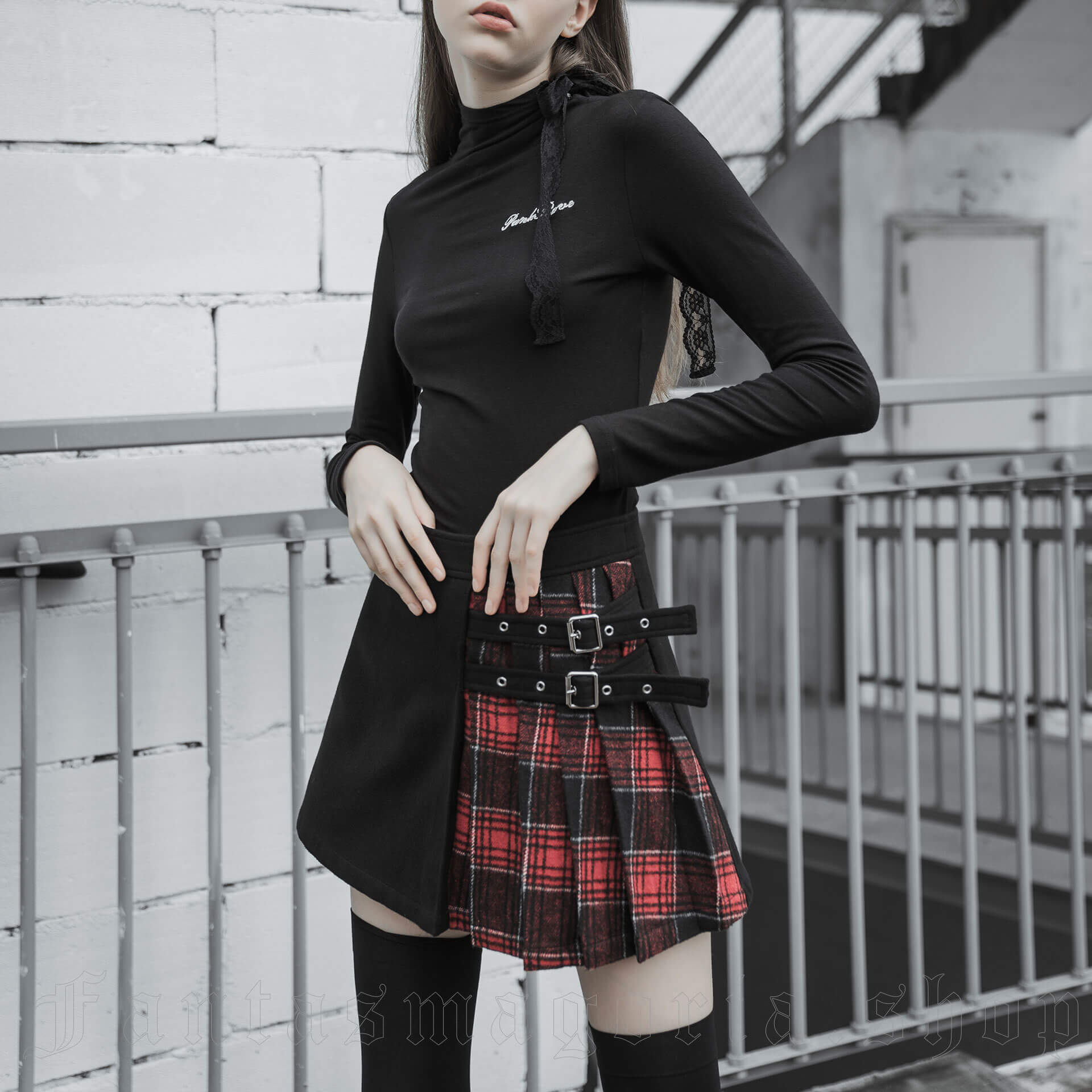 Mila Skirt OPQ-471 by PUNK RAVE brand