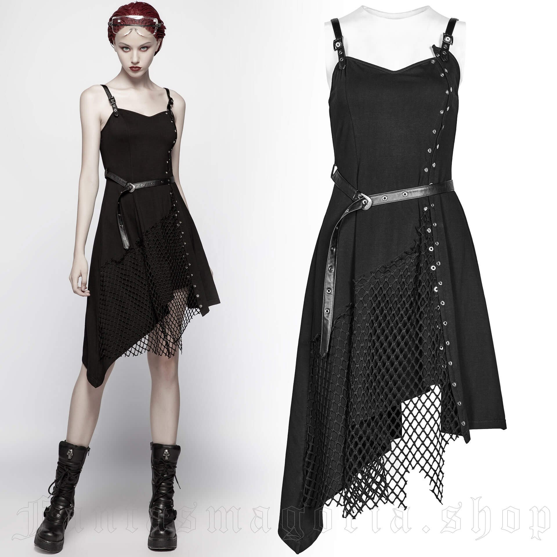 Morphia Black Dress - Punk Rave - OQ-398 1