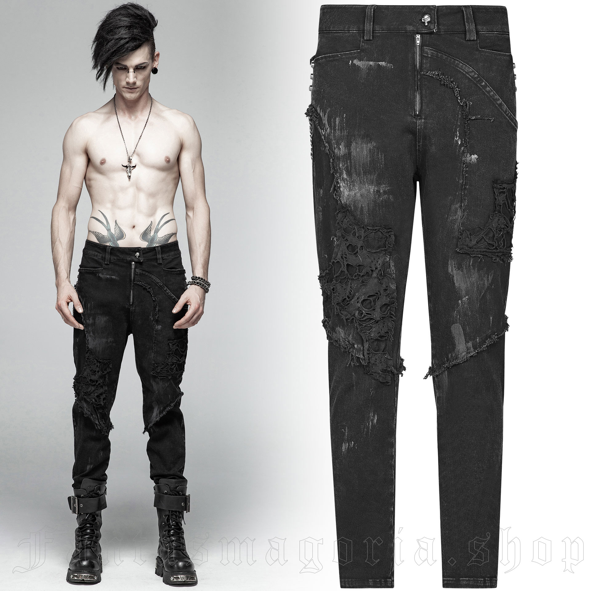The Dark Tower Trousers - Punk Rave - WK-369 1