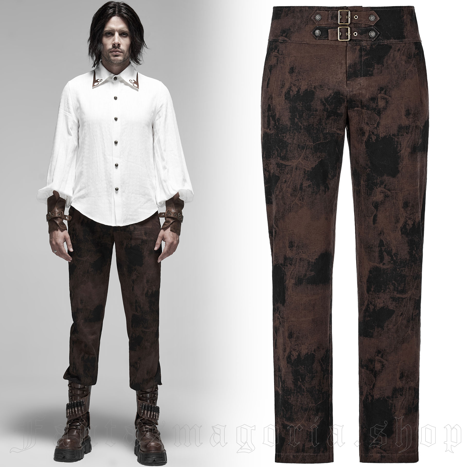 Coyote Trousers - Punk Rave - WK-416/CO 1