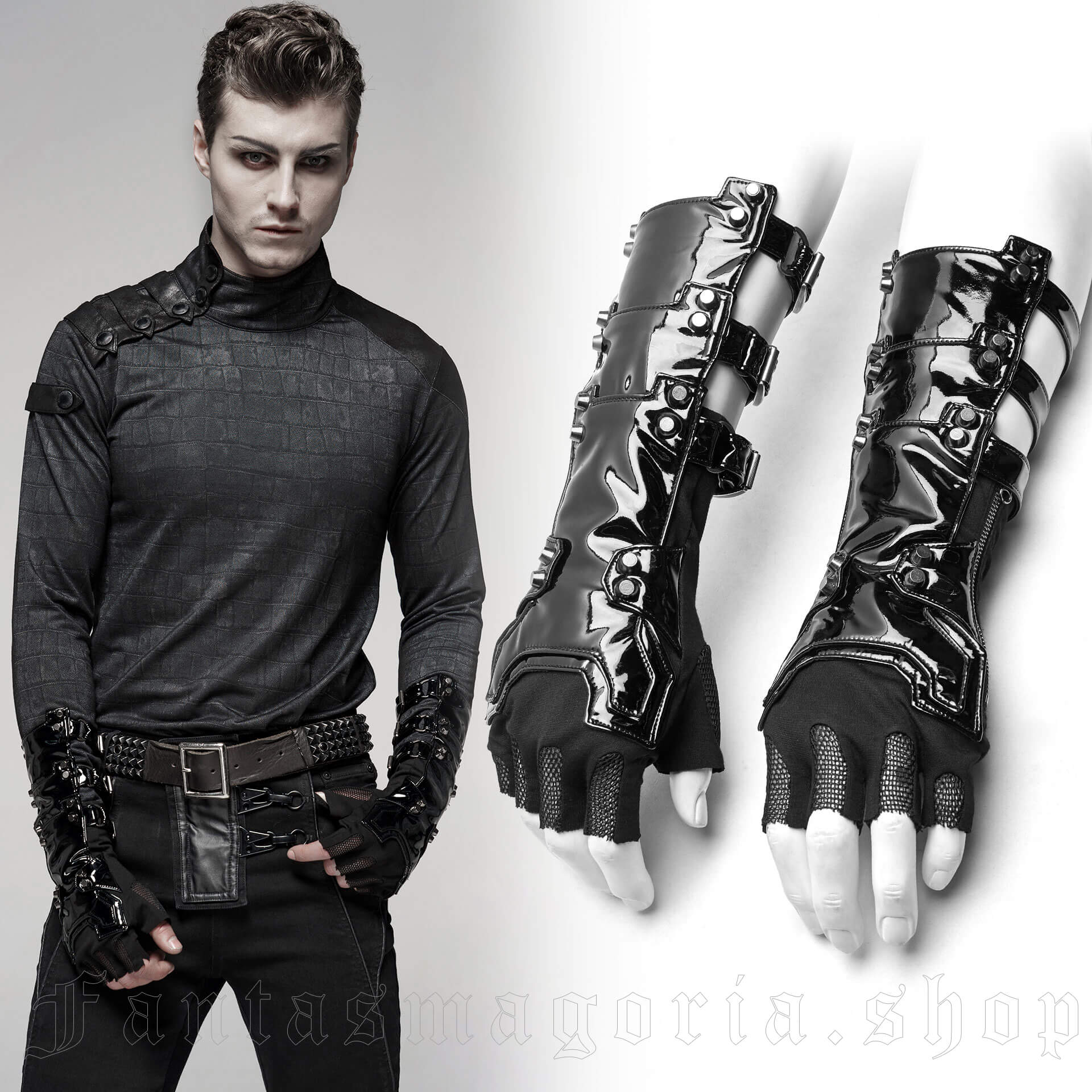 Mesmerizer Gloves (Pair) - Punk Rave - WS-322/Male 1