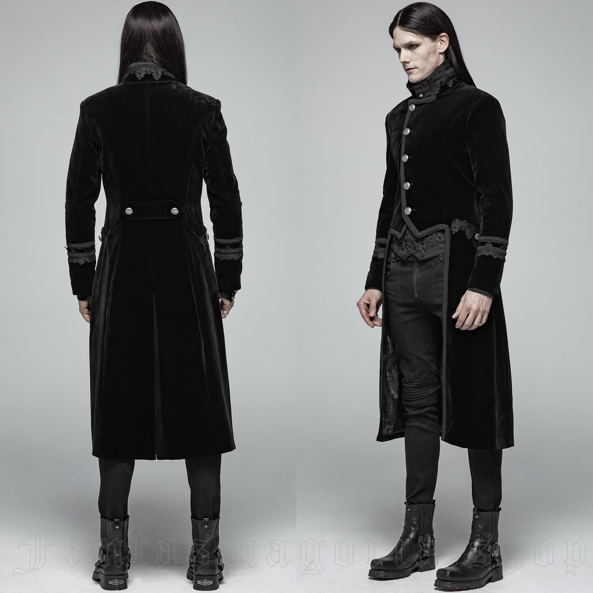 Gothic Romeo Frock Coat by Punk Rave brand