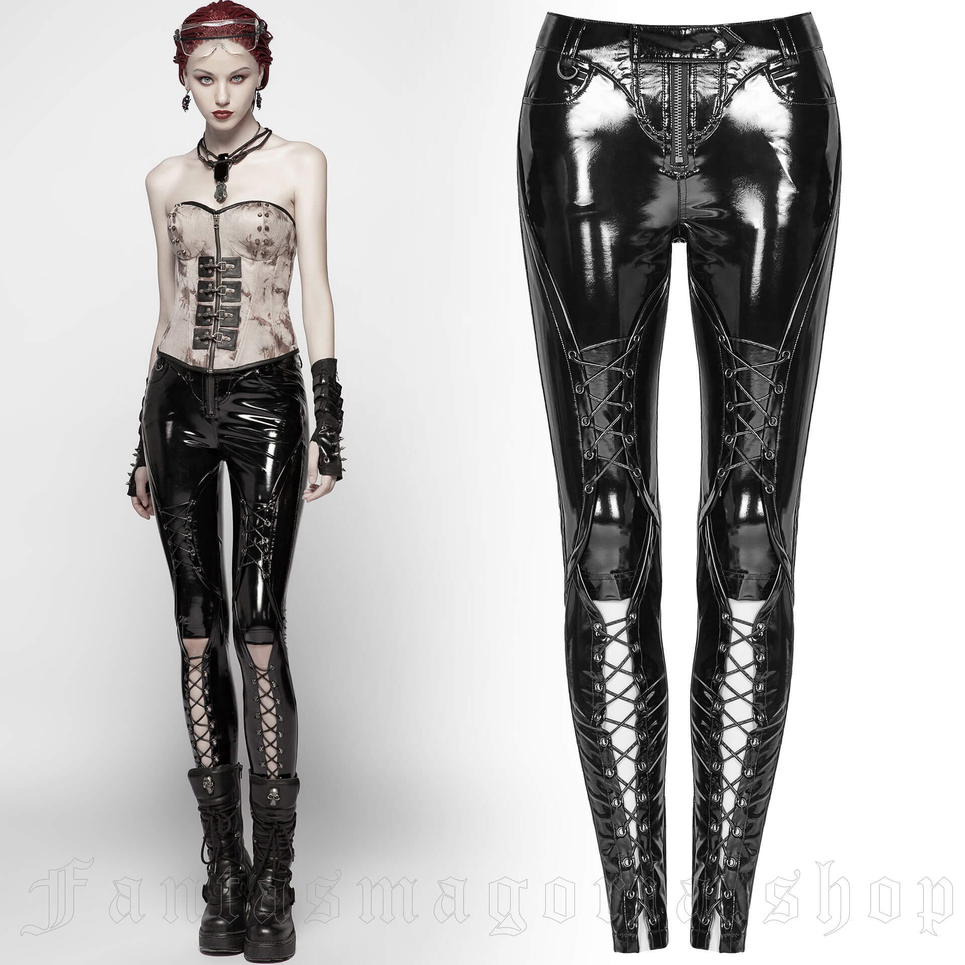 Ball Jointed Doll Trousers - Punk Rave - WK-343/BK-BRI 1