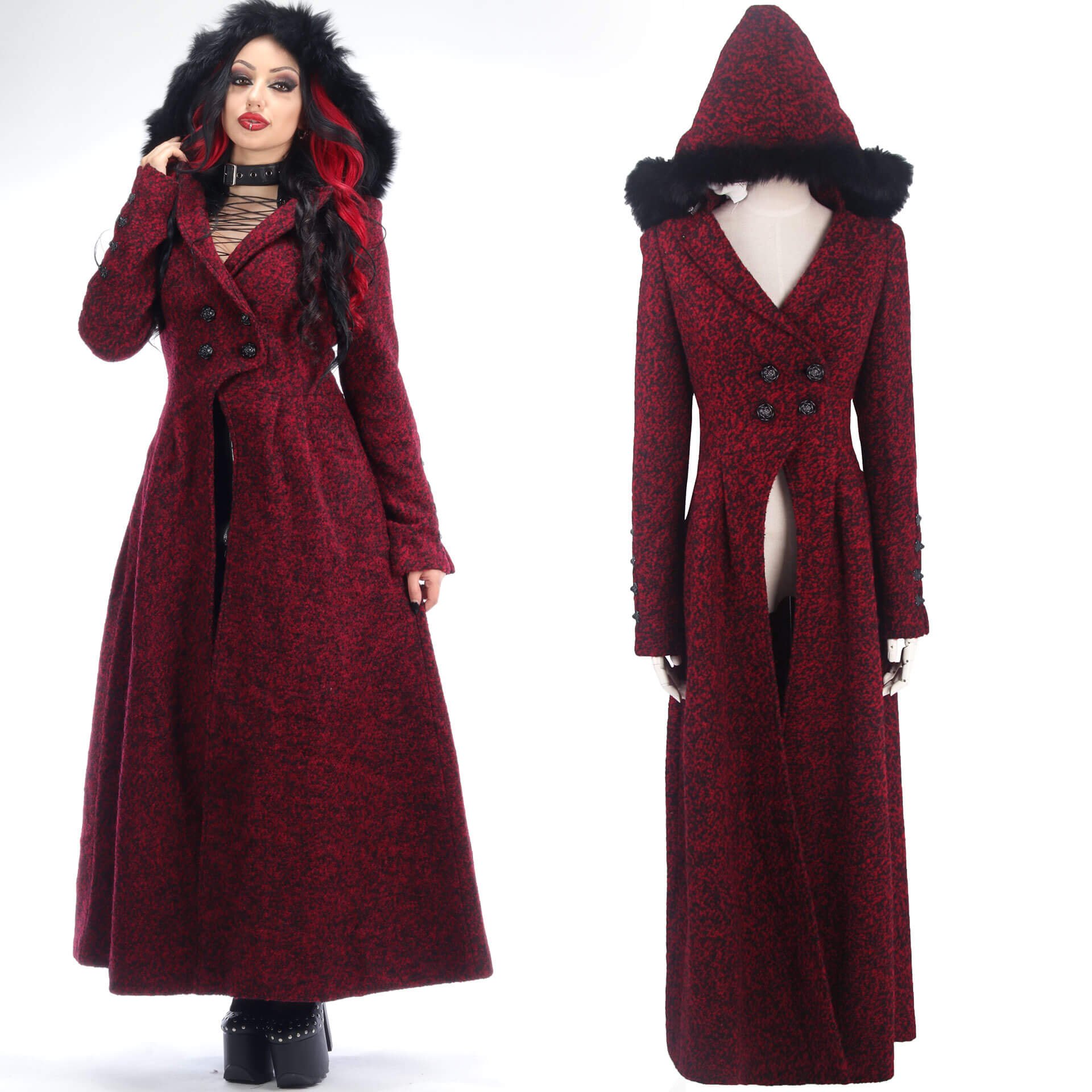 The Queen Of Hearts Coat - Punk Rave - Y-554 1
