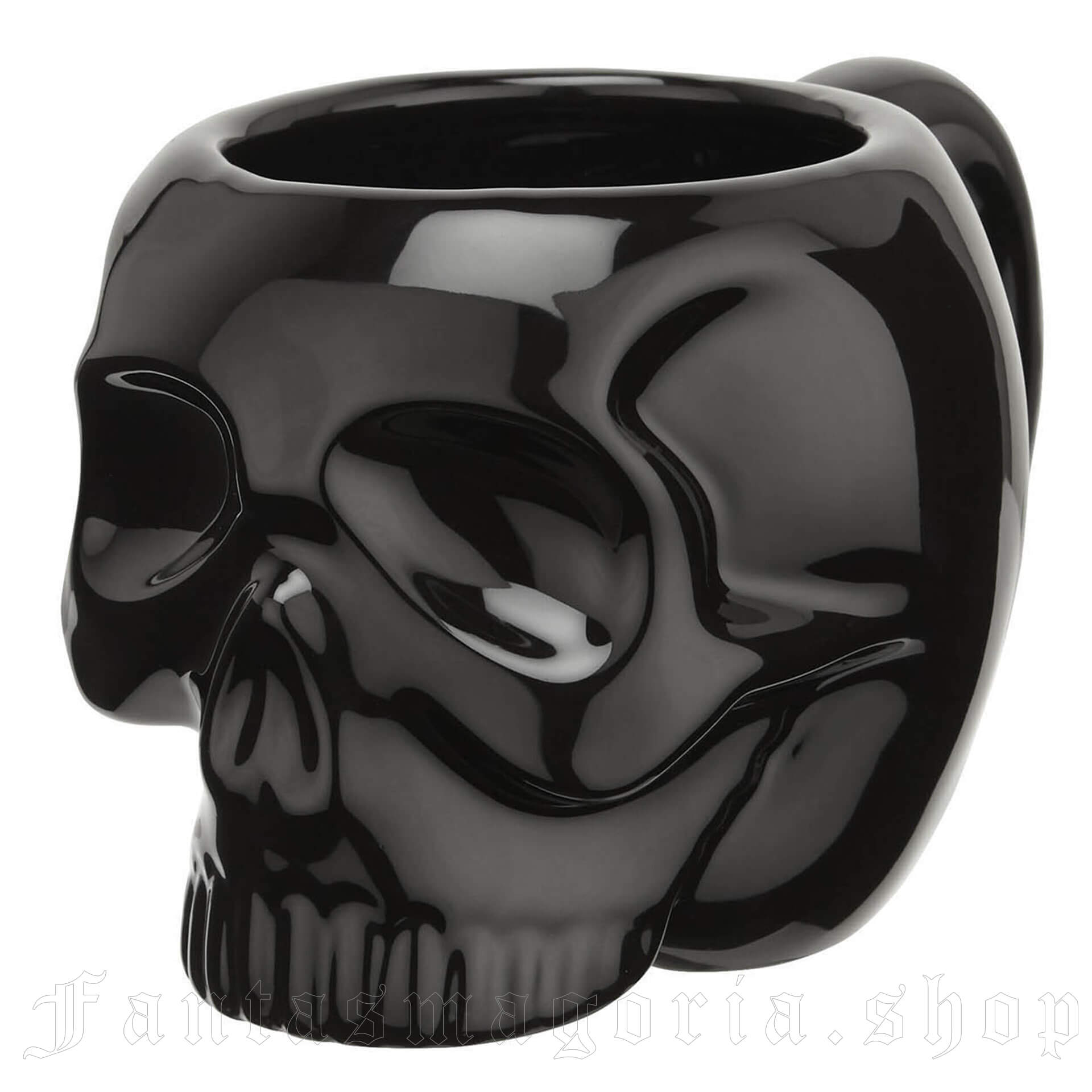 Black Skull-Shaped Mug - Killstar KSRA000204