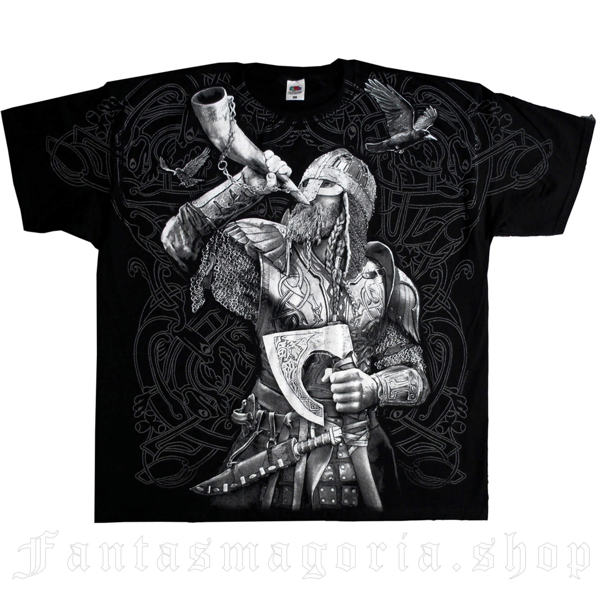 Viking Hunter T-Shirt T210 by ROCK MERCH brand