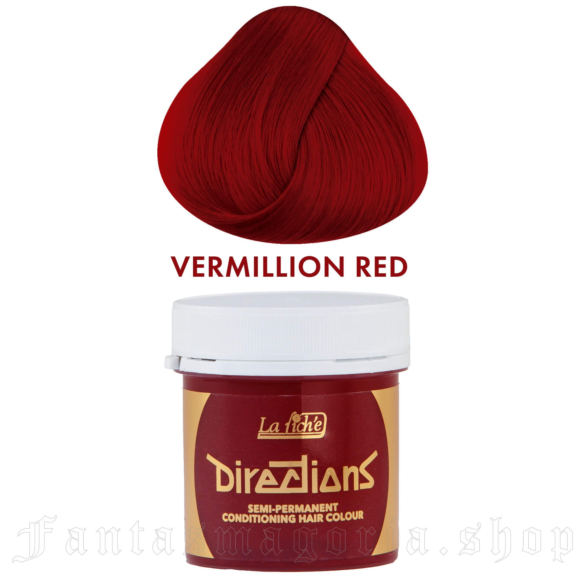 Vermillion Red Hair Coloring Balsam - Directions - DIRECTIONS/VERMILLION-RED 1