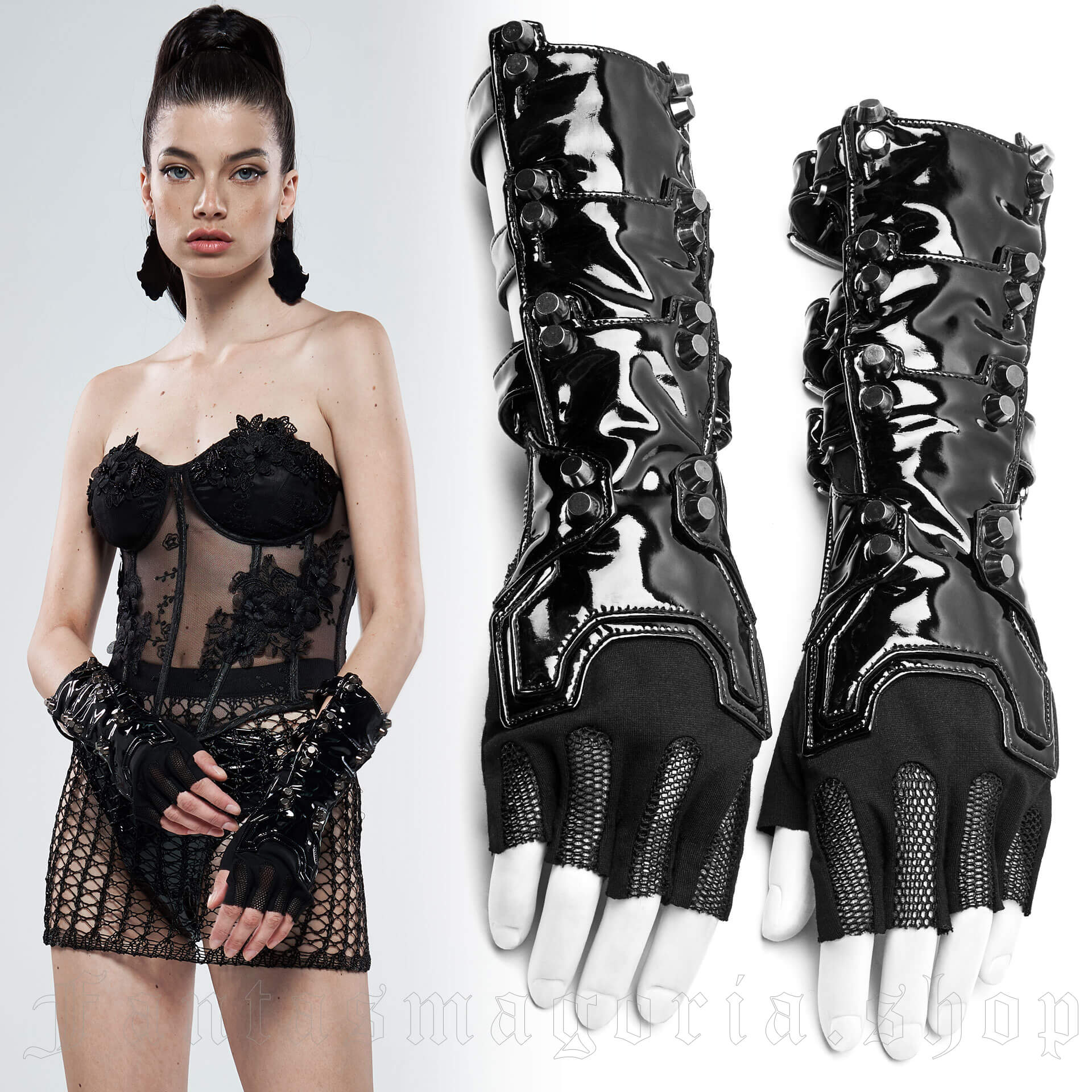 Mesmerizer Gloves (Pair) - Punk Rave - WS-322/Female 1