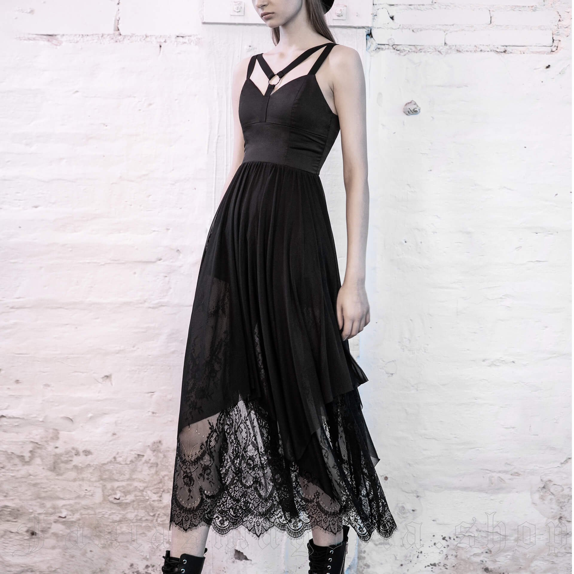 Witch House Dress OPQ-716 by PUNK RAVE brand
