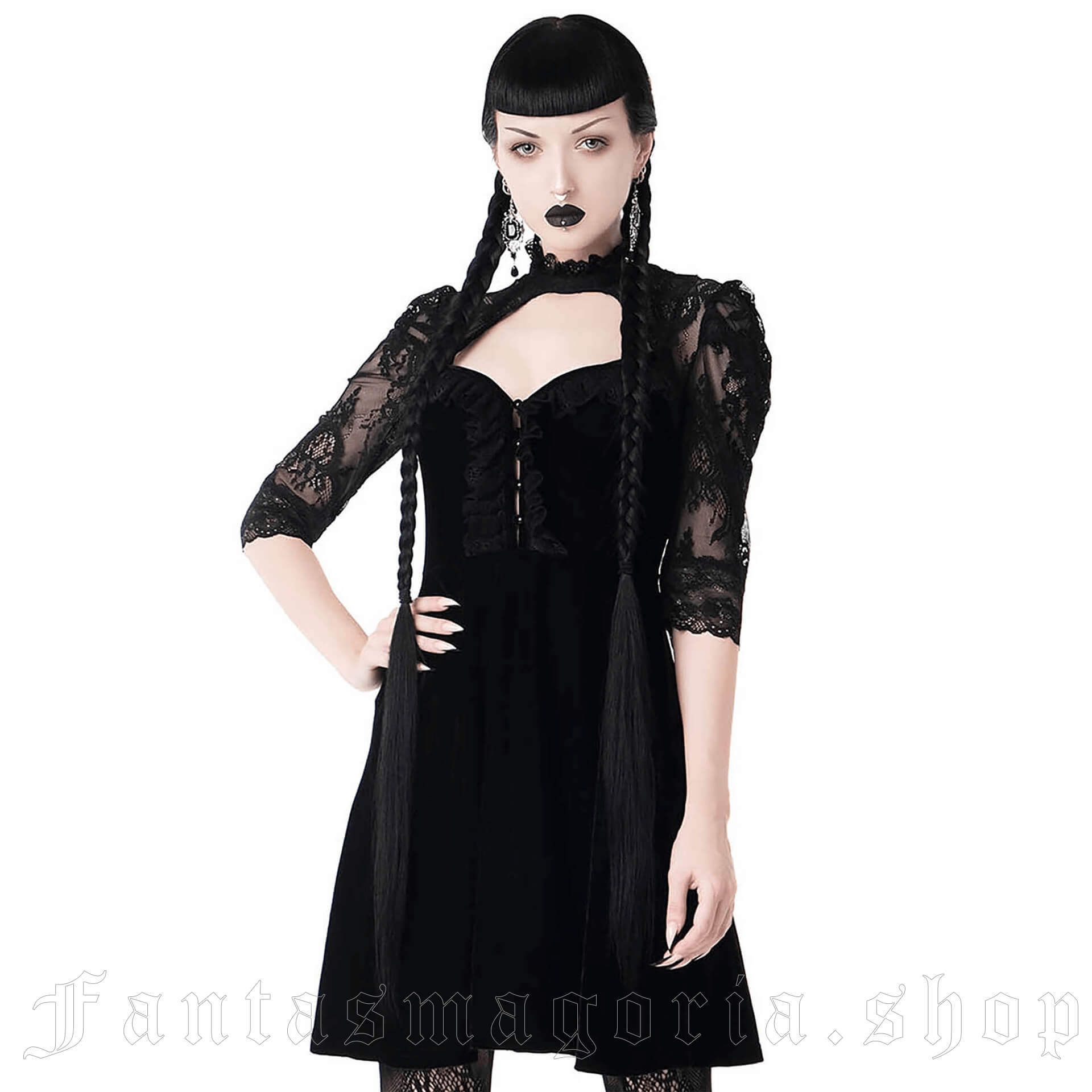 Violet Lace Dress - Killstar | Fantasmagoria.shop