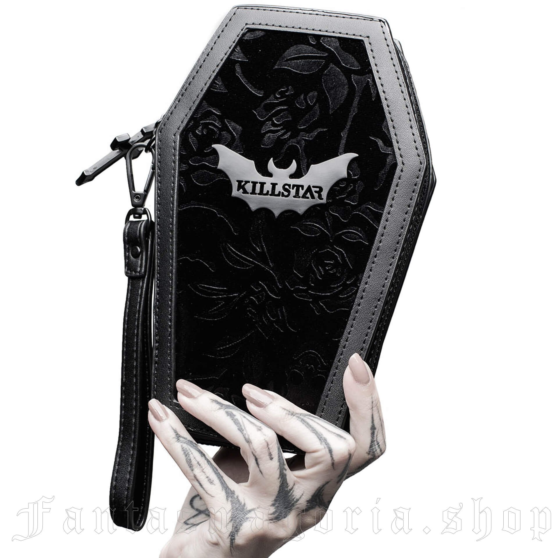 Vampire&#039;s Kiss Coffin Wallet black
