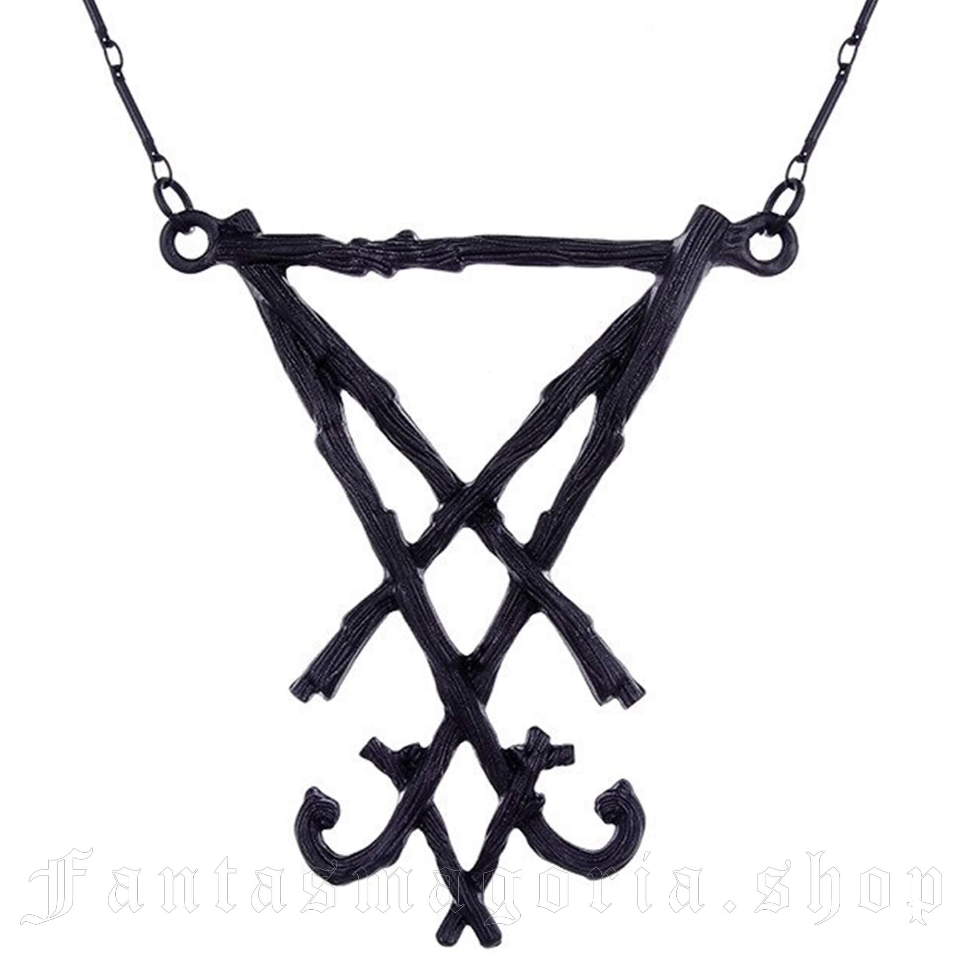 Lucifer Sigil Black necklace - Restyle - RES000016160002 1