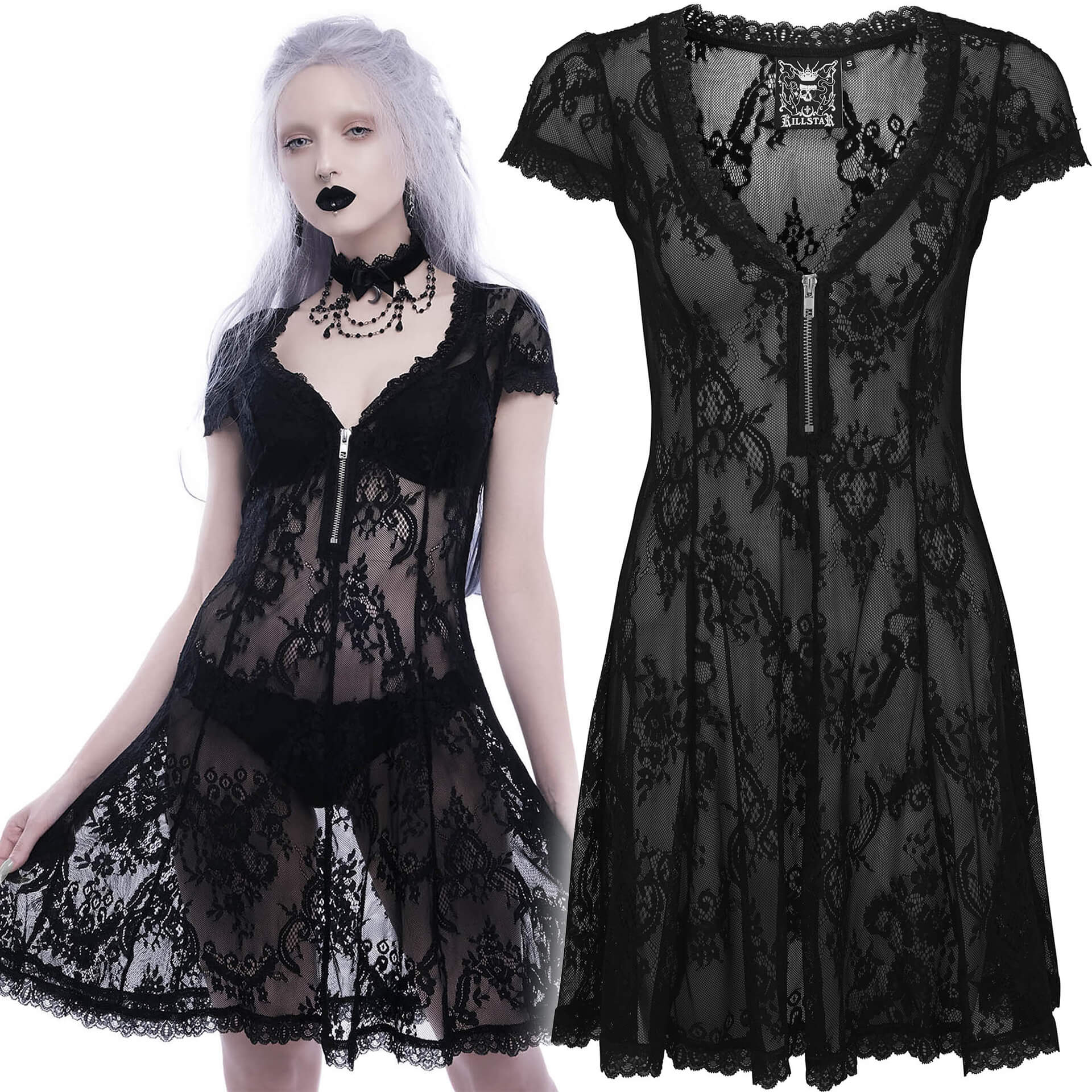 Verona Lace Dress - Killstar | Fantasmagoria.shop