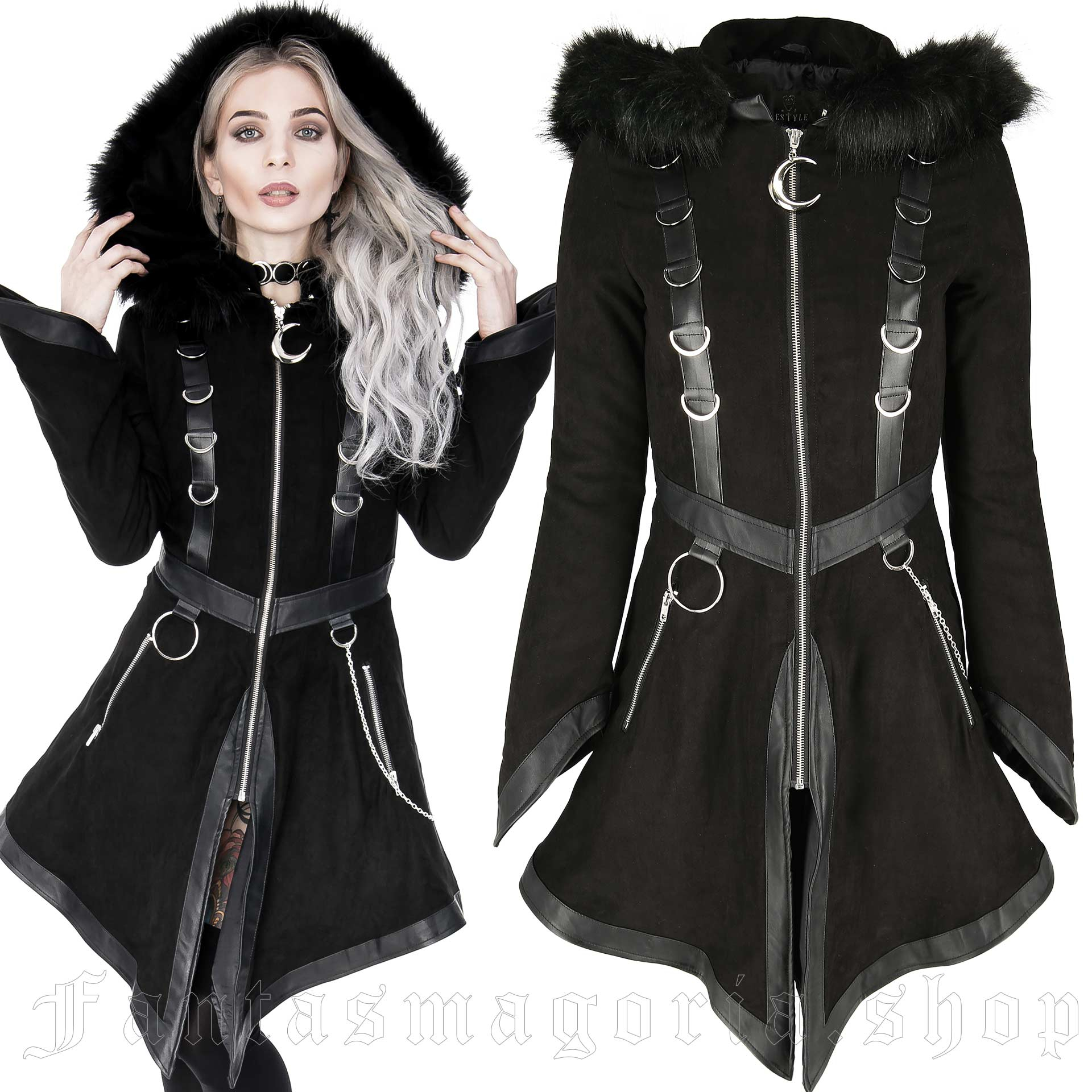 D-Ring Coat RES5900949908144 by RESTYLE brand
