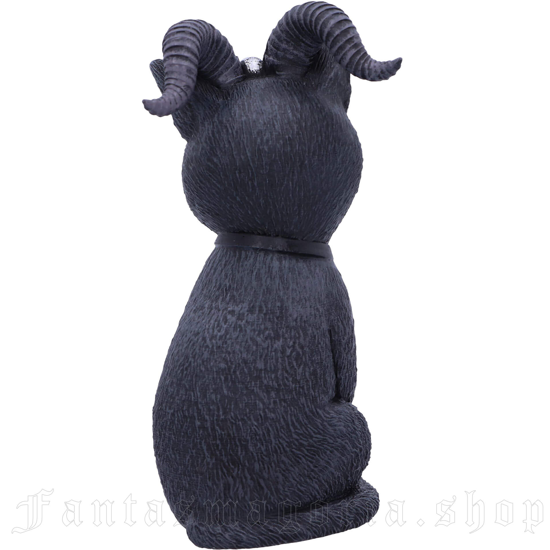 Horned cat figurine by Nemesis Now.