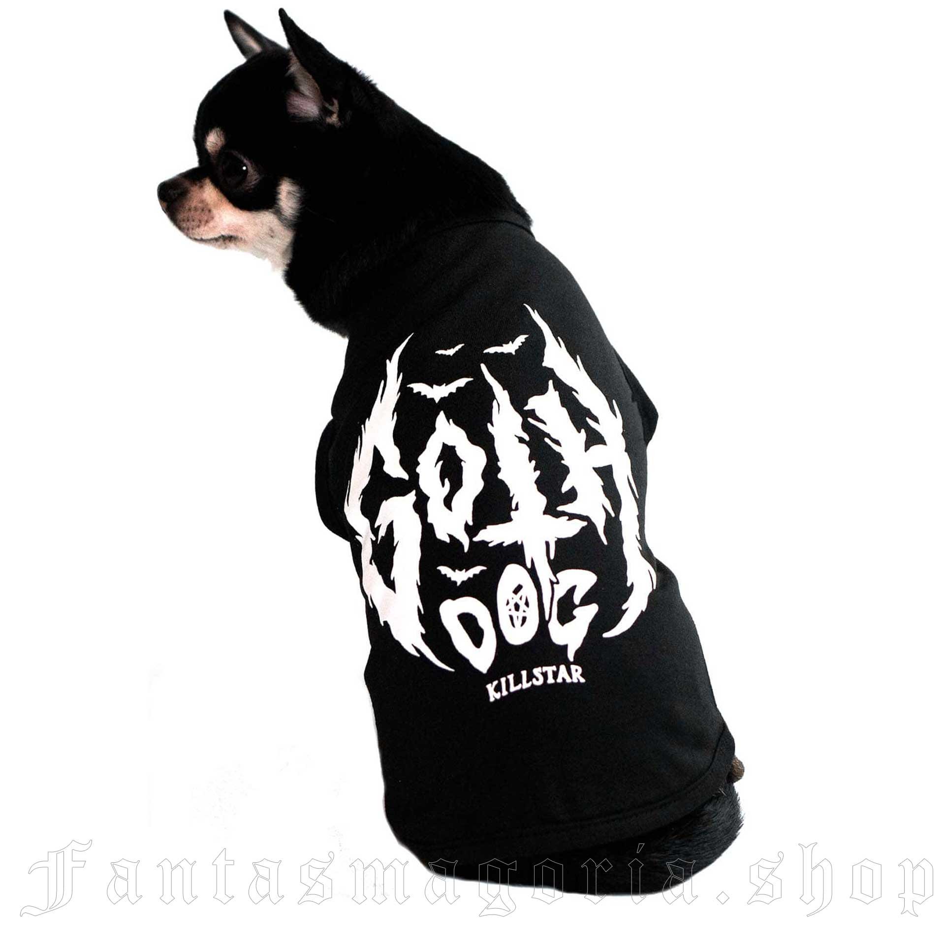 goth dog sweater