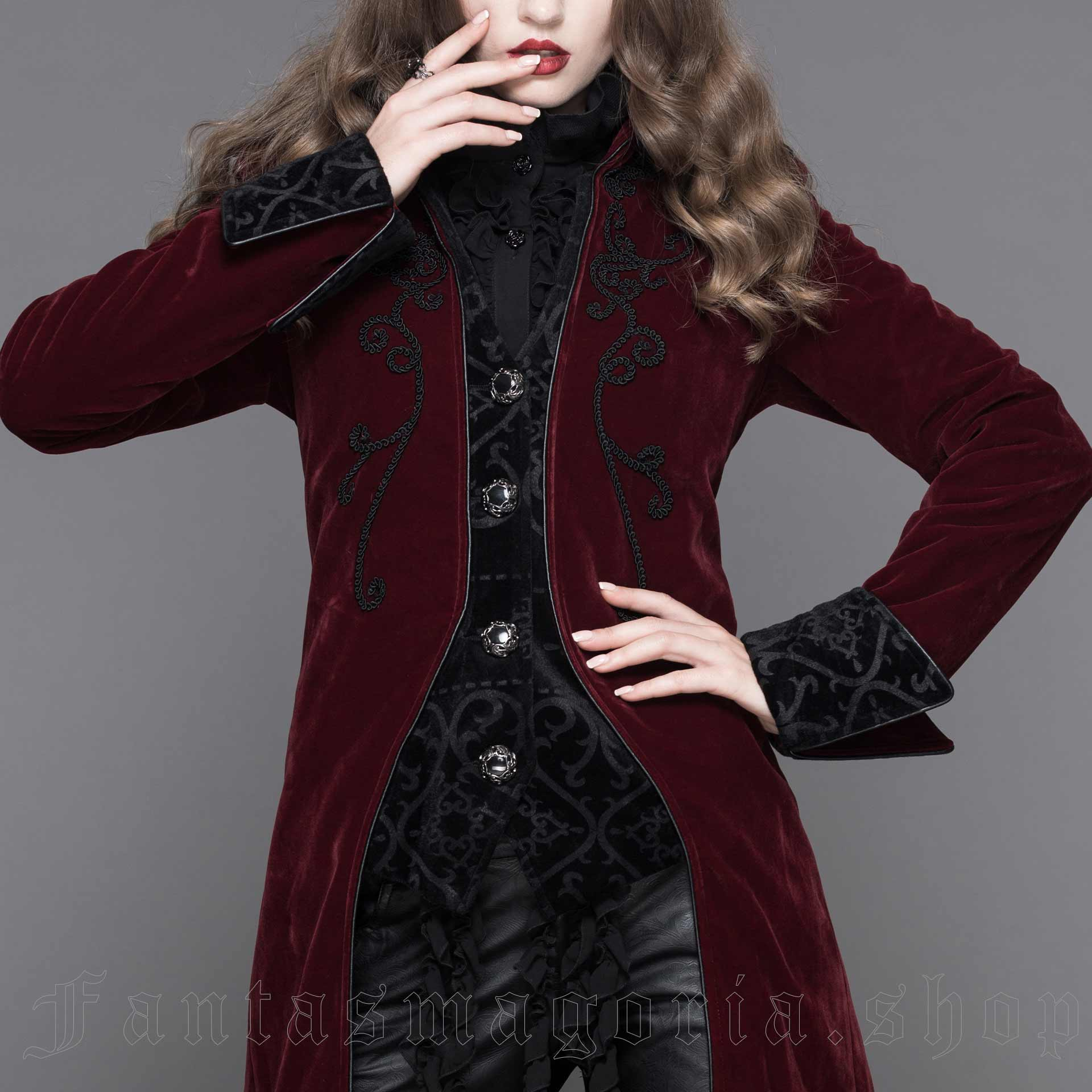 Devil Fashion Black Gothic Dark Vampire Queen Style Jacket for