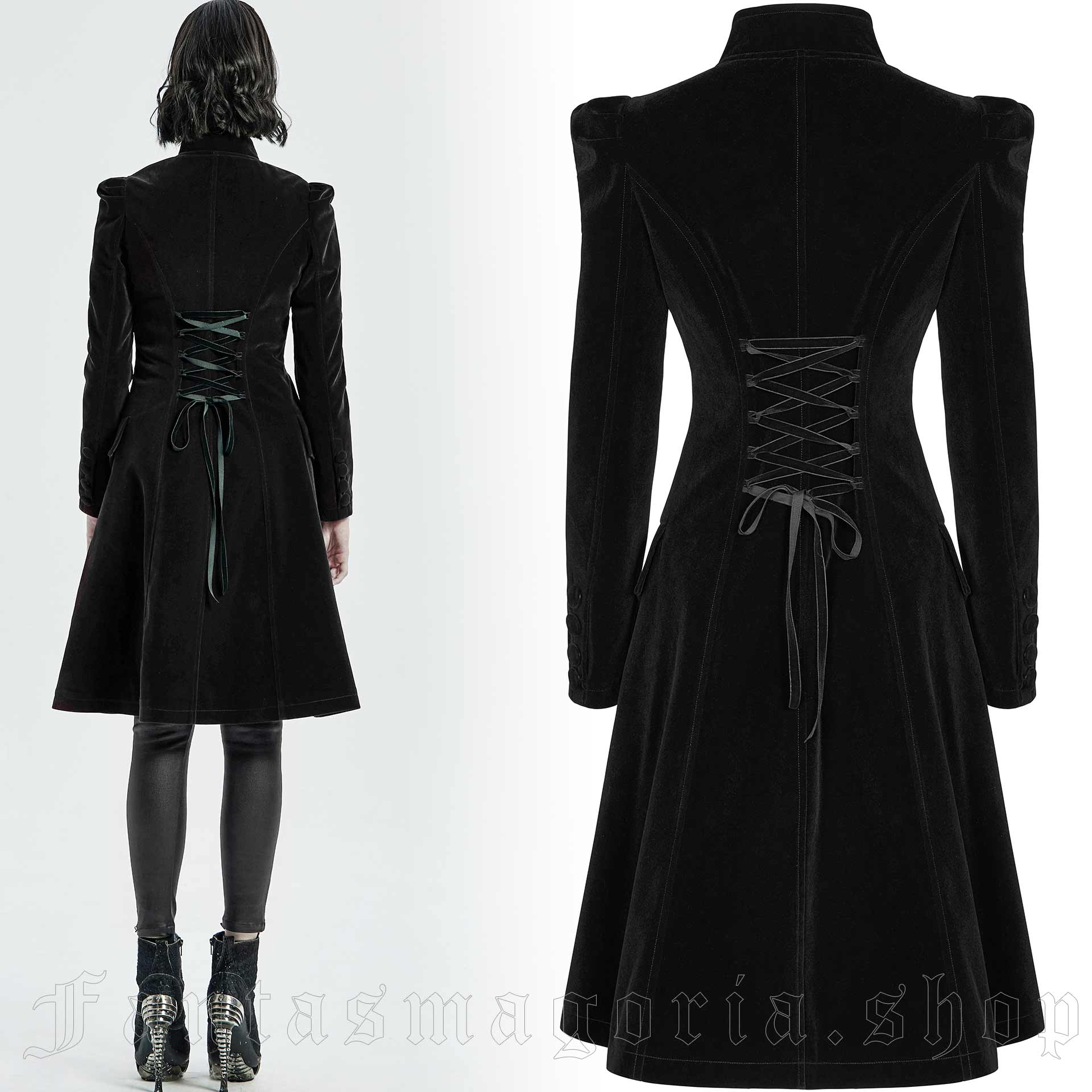 Desdemona Black Jacket by PUNK RAVE brand