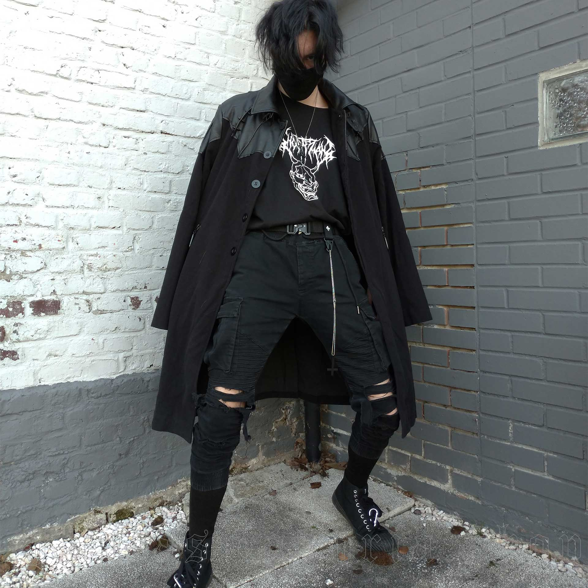 The Bat Coat by Punk Rave brand