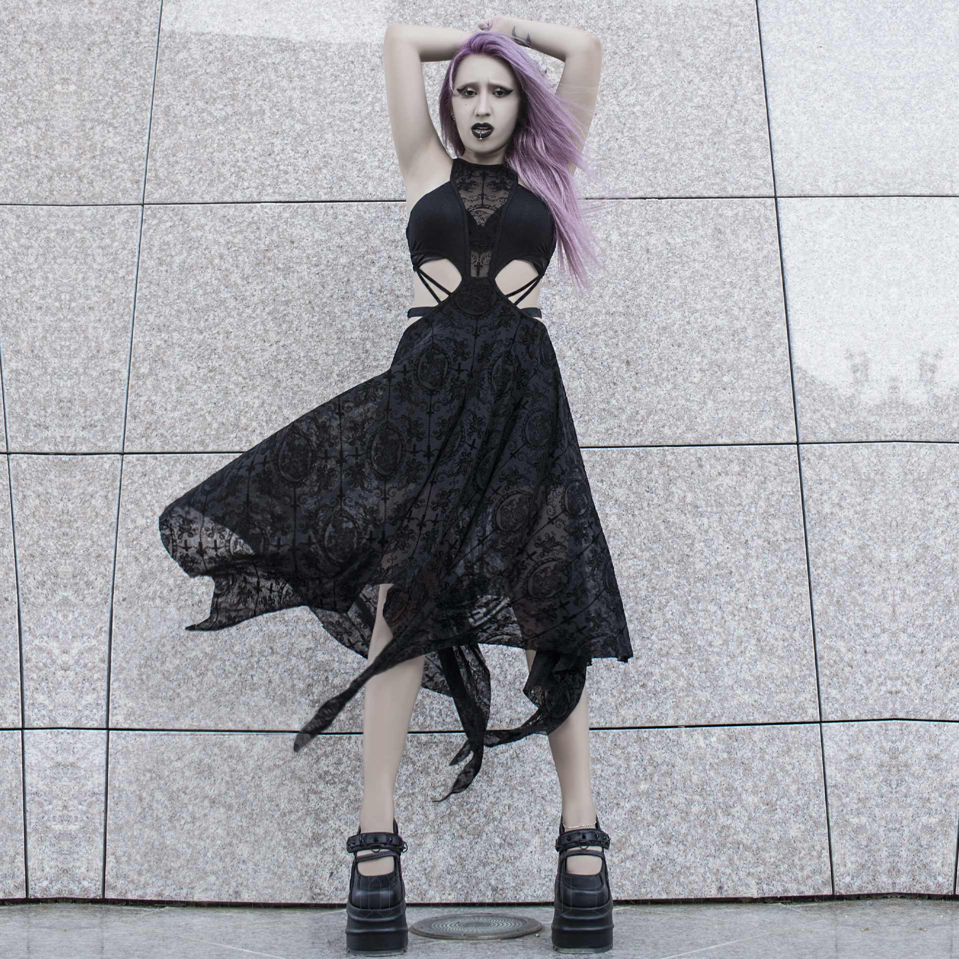Nocturne Dress - Devil Fashion - SKT09001 1