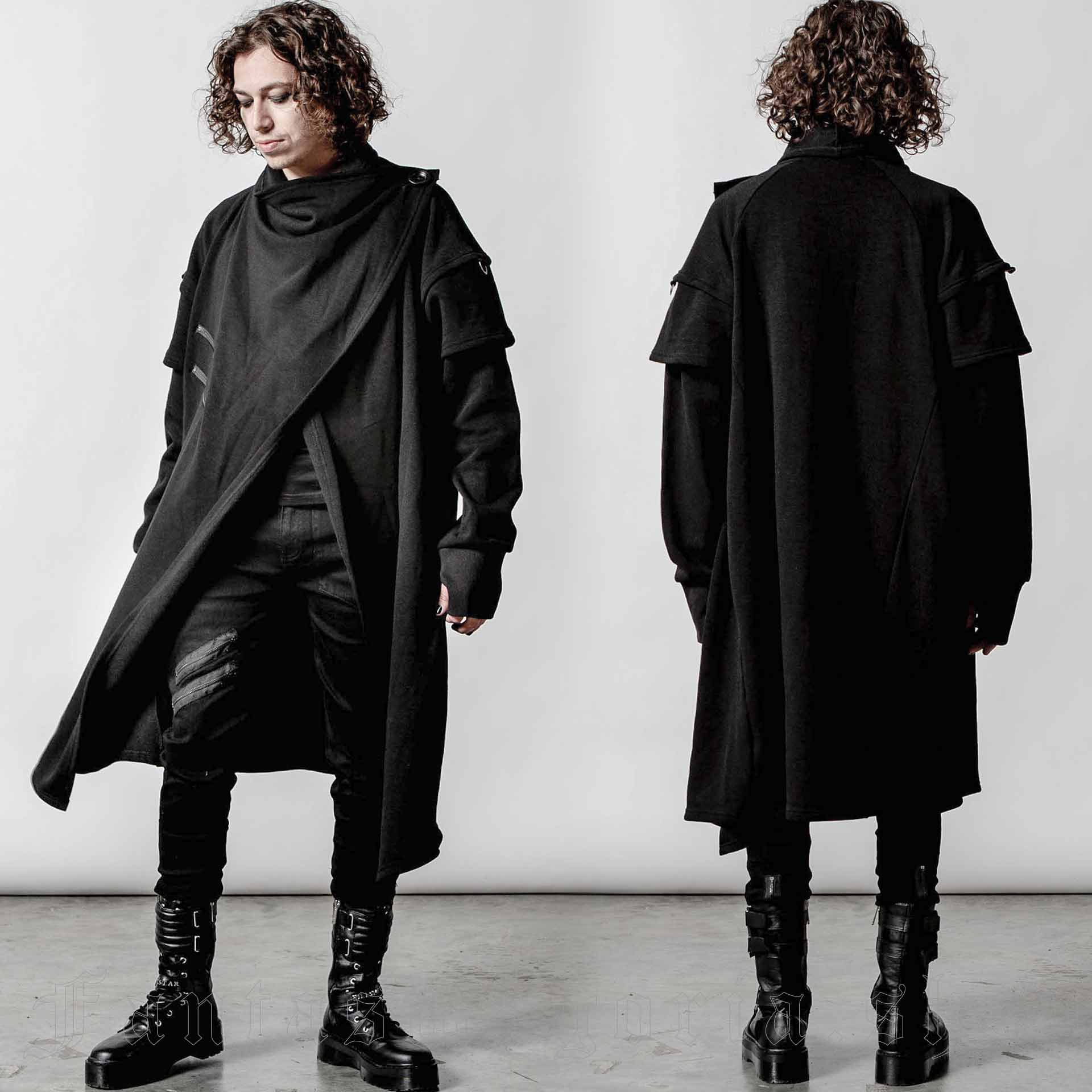 Cypher Long Coat - Killstar | Fantasmagoria.shop