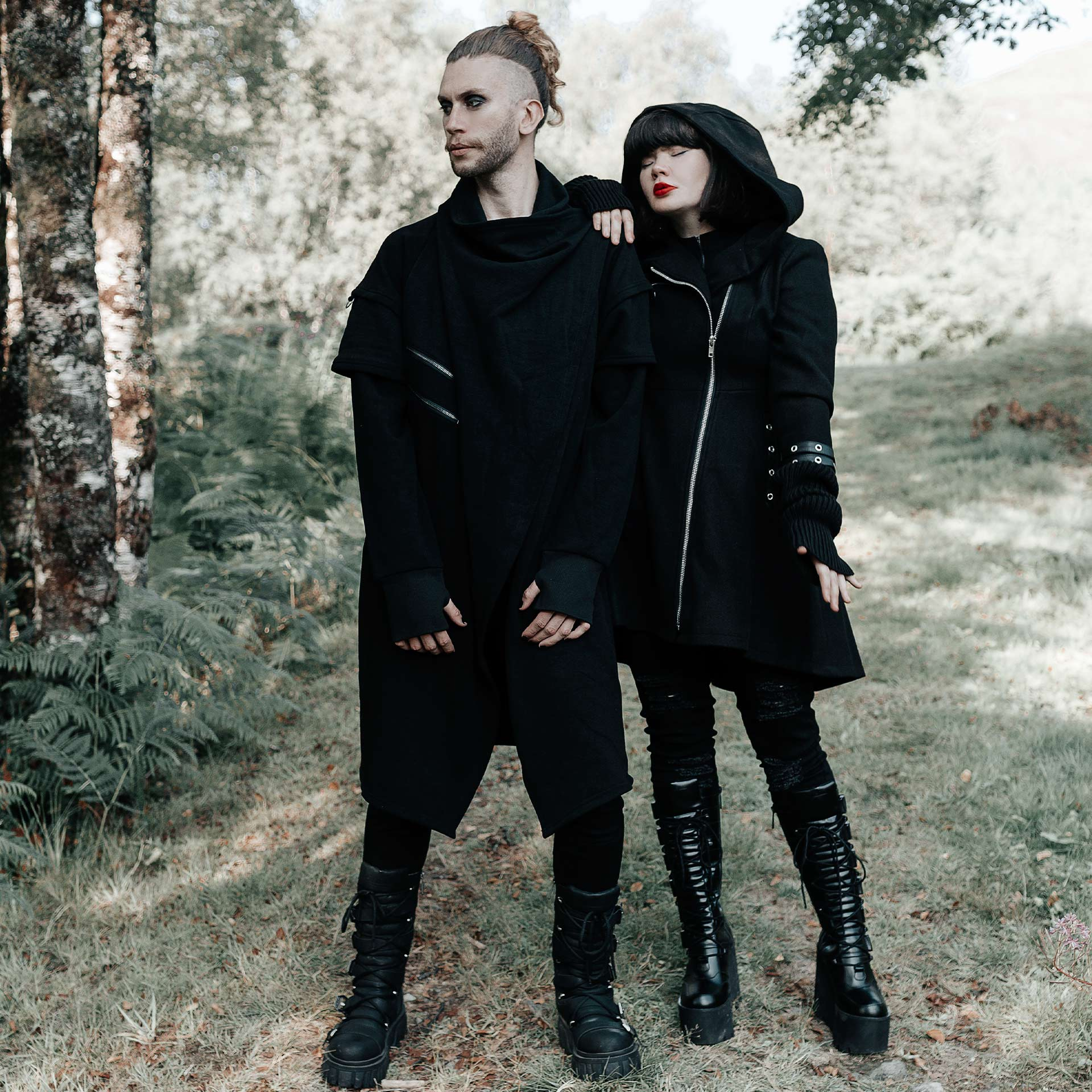 Cypher Long Coat - Killstar | Fantasmagoria.shop